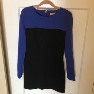 Blue & Black Michael Kors Dress (Size 4)